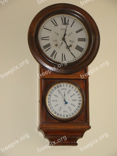 Heritage Valparaiso Time Clock Free Photos