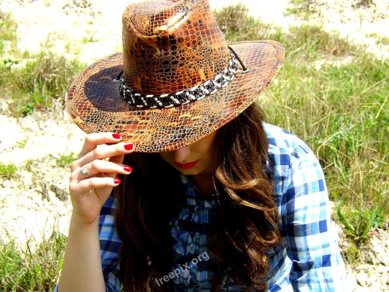 Cowgirl Wild West Hats Beauty Free Photos