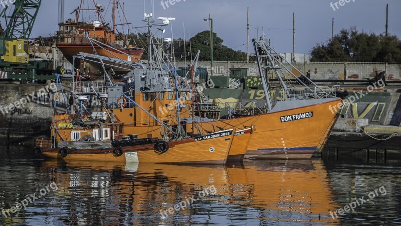 Fishing Mar Del Plata Sea Boat Water