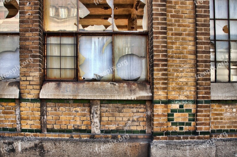 Hauswand Broken Washers Stone Decay Old Building