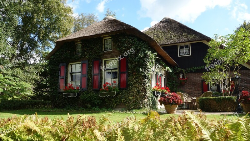 House Giethoorn Gelderland Reed Reed Roof