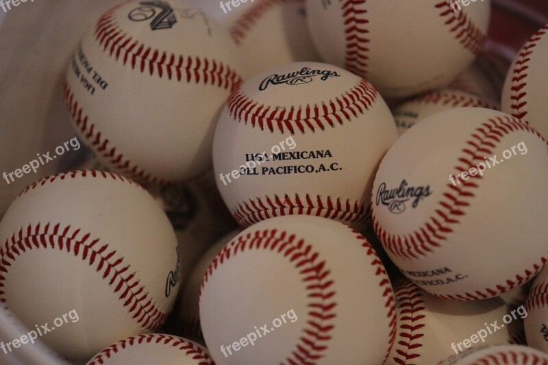 Baseball Balls Sports Ball Free Photos