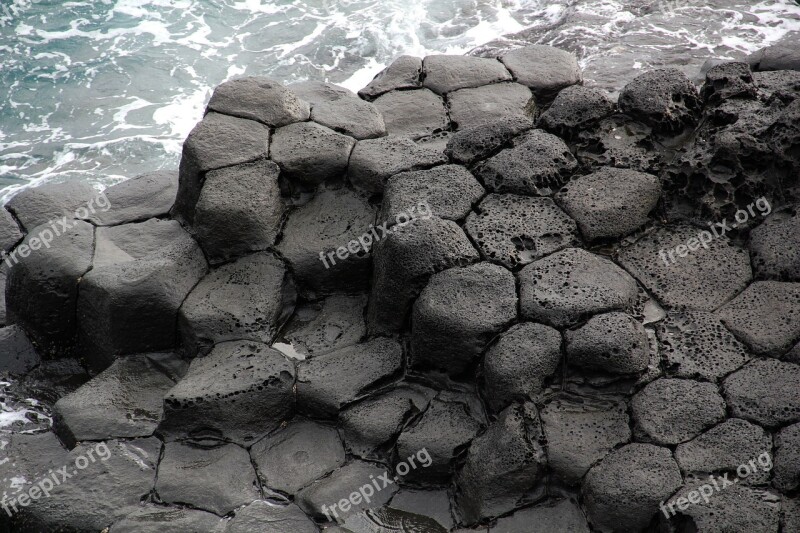 Basalt Rock Caldera Rock Formations Volcano