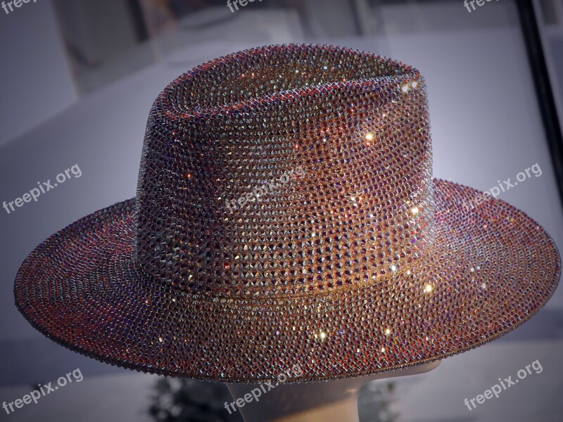 Hat Crystals Sparkle Swarovski Free Photos