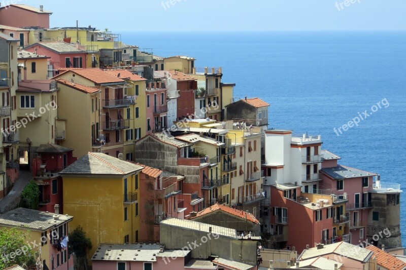 Italy Riviera Coast Town Scenic