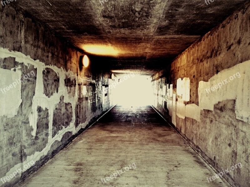 Light Tunnel Corridor Entrance Underground