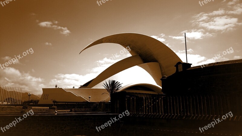 Tenerife Auditorium Santa Cruz Free Photos