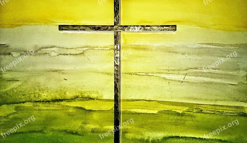 Communion Courage Cross Art Wedding