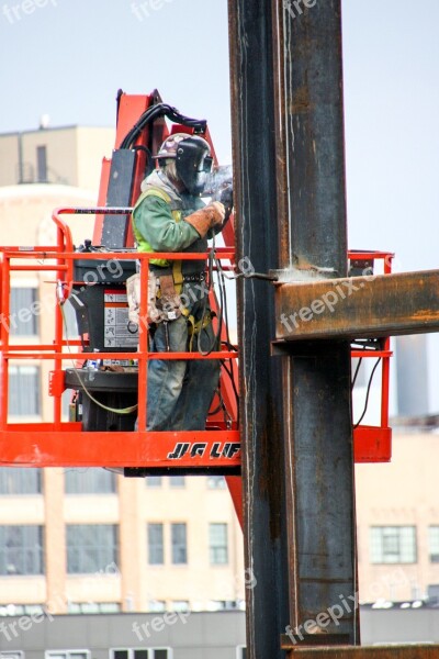 Construction Worker Welder Industrial Welding Occupation