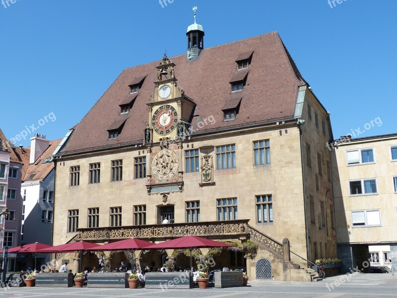 Heilbronn City Historically Historic Center Town Hall