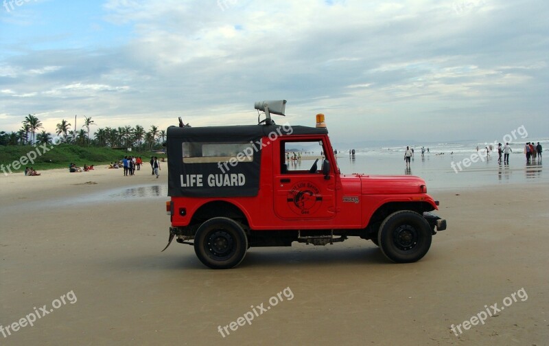 Patrol Jeep Van Beach Vehicle