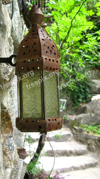 Old Lamp Metal Tealight Holder Rusty Free Photos