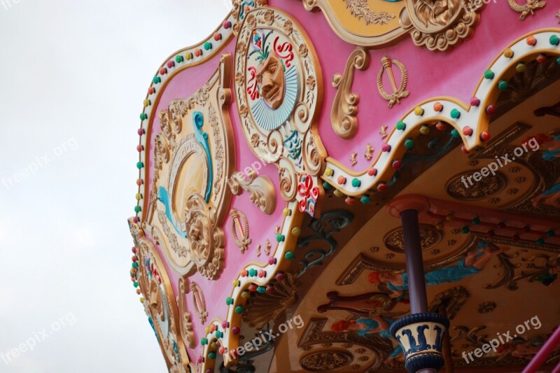 Carousels Roundabout Happy Valley Decoration Pattern