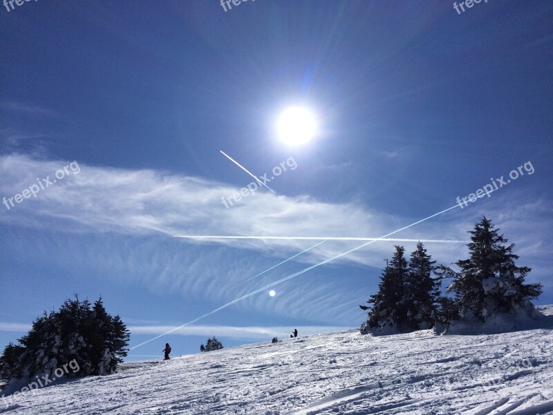 Mountain Snow Ski Winter Stort