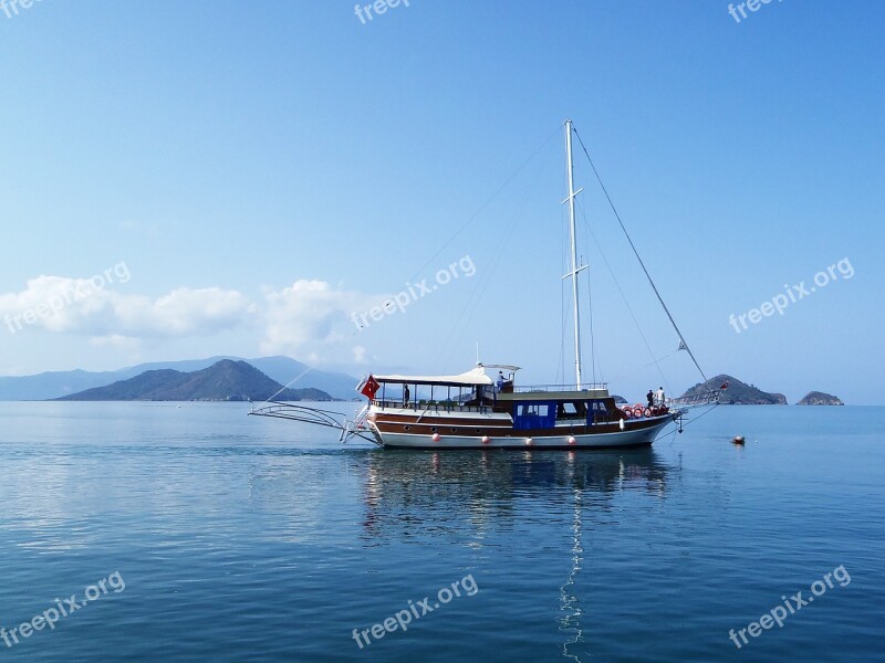 Sea Ship Boat Water Powerboat