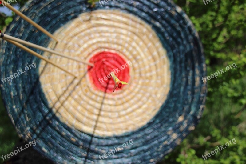 Target Arrow Middle Bull's Eye Archery