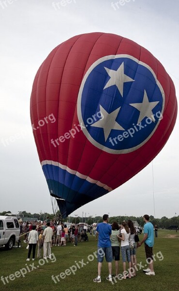 Balloons Hot Air Rising Inflating Sky