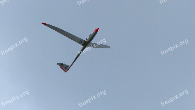 Glider Flight Sky Air Wings