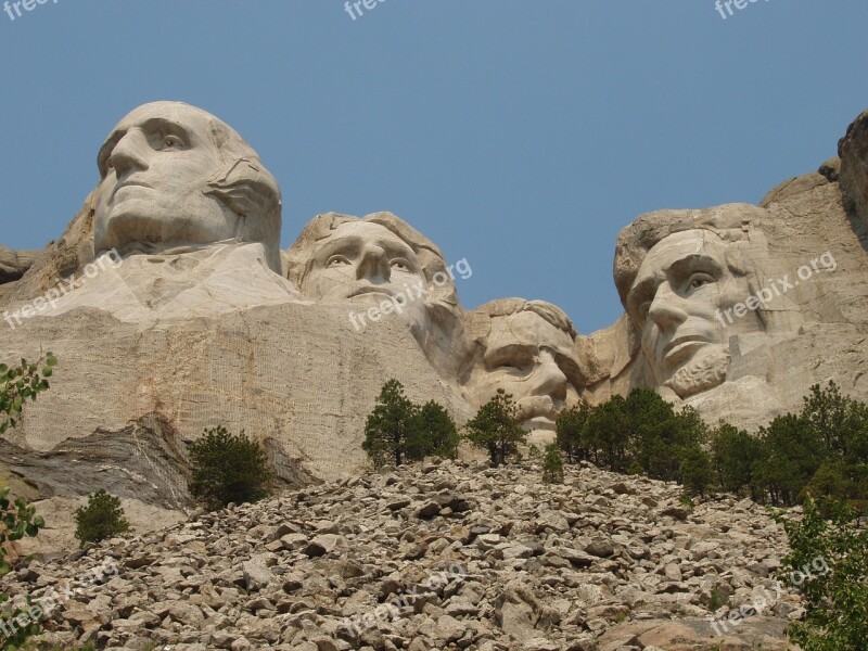 Mount Rushmore South Dakota Rushmore Washington Jefferson