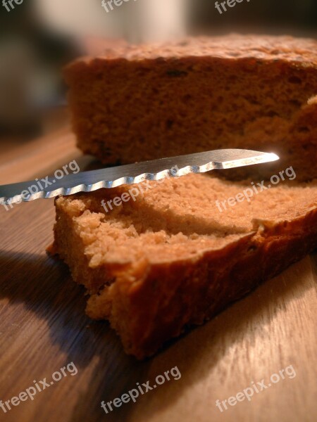 Bread Cutting Board Knife Free Photos