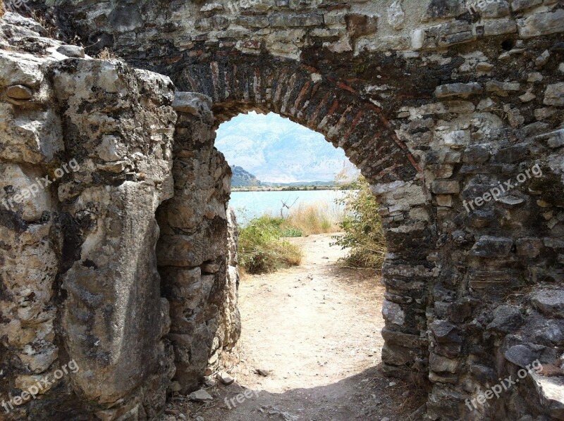 Goal Felsentor Stone Gate Stone Arch Ruin