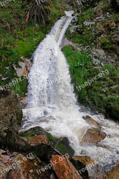 Waterfall All Saints Nature Wild Water