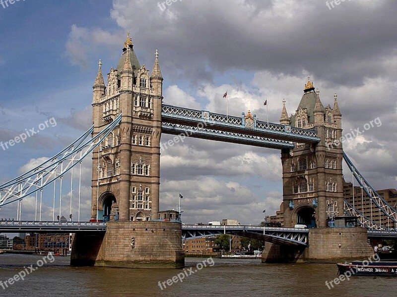 Tower Bridge Thames River Historic Landmark