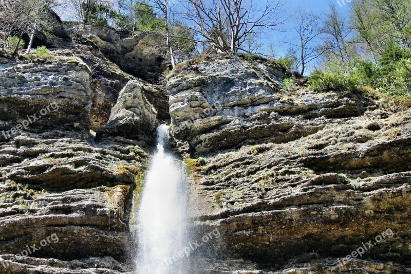 Slovenia Nature Waterfalls Flow Murmur