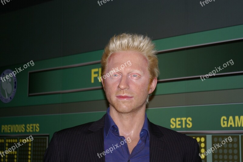 Boris Becker Tennis Player Wax Figure Berlin Madame Tussauds