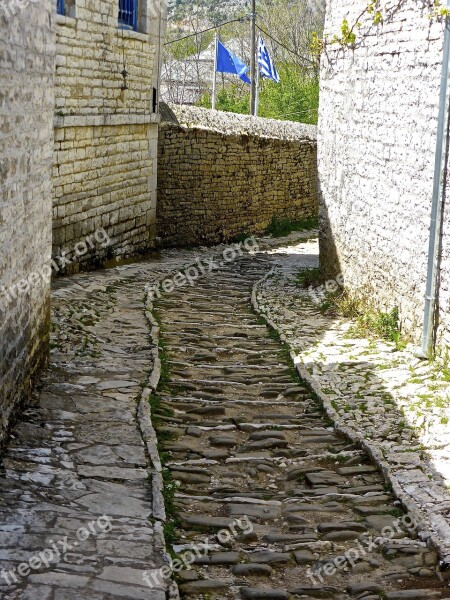 Street Cobbles Path Traditional Pathway