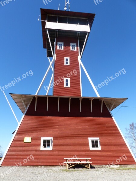 Lookout Tower Nature Himmel Colors Building