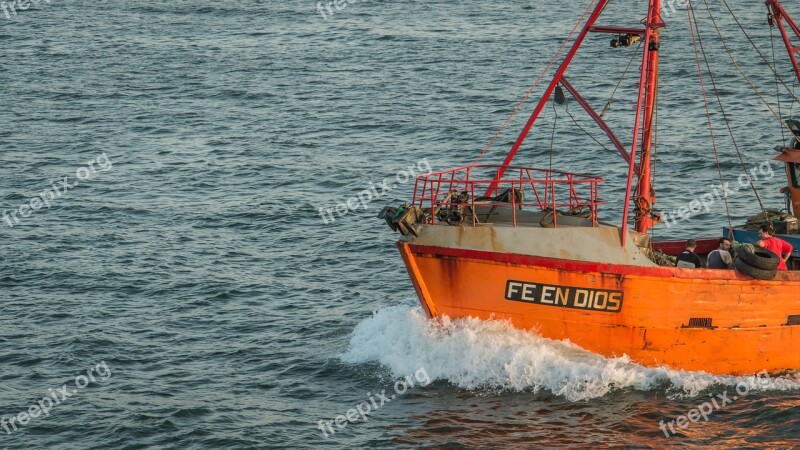 Fishing Mar Del Plata Sea Boat Water