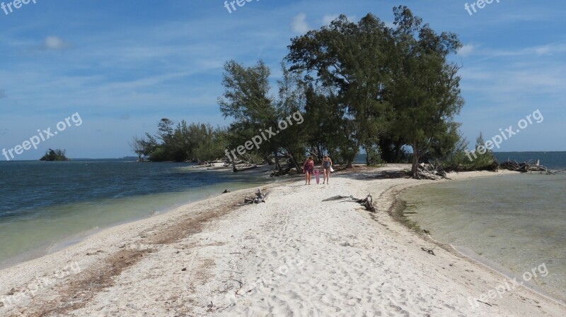 Beach Desert Island Island Sand Tropical