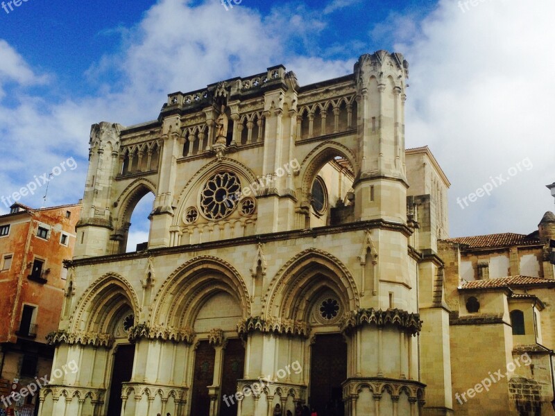 Cuenca Spain Cathedral Architecture City