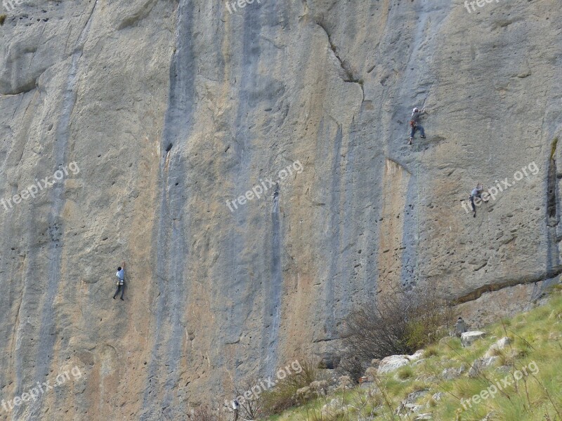 Climbing Cliffs Sport Mountain Spot Climbing