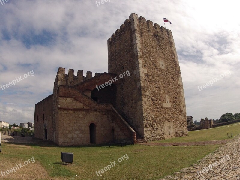 Strong Ozaleza Santo Domingo Dominican Republic Monument Landscape