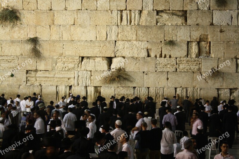 Western Wall Israel Prayer Jerusalem Judaism