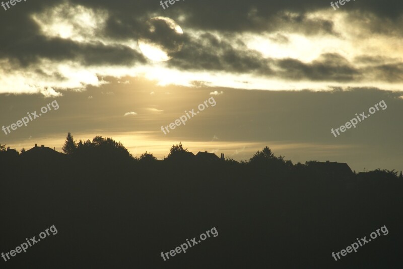 Horizon Sun Nature Mood Backlighting