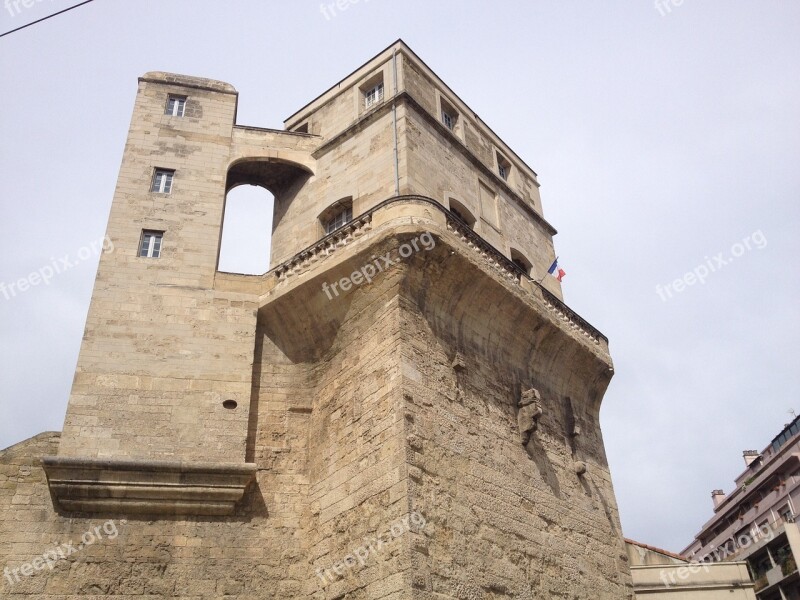 Tower Architerture The Babote Tower Montpellier France