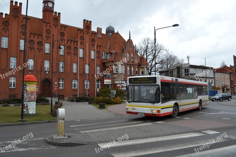 Tczew City The Town Hall Bus Poland