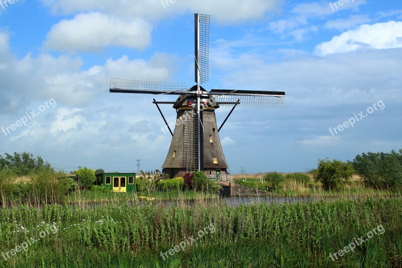 Windmill Netherlands Pinwheel Free Photos