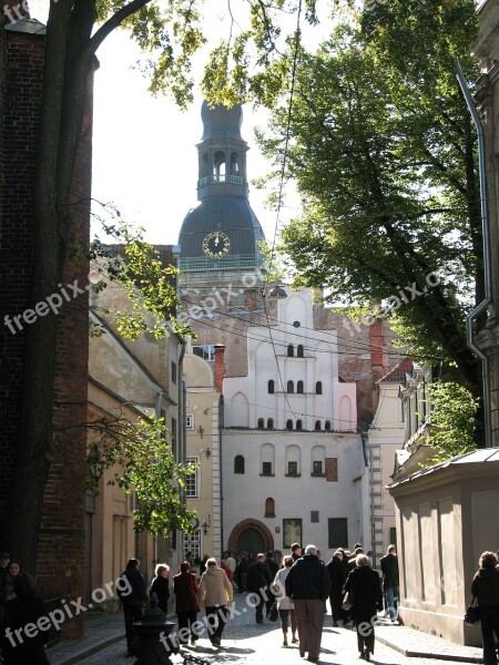 Latvia Riga Street Free Photos