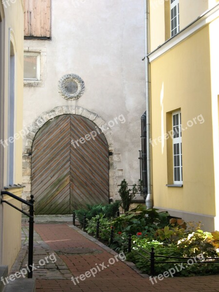 Latvia Riga City Wall Architecture