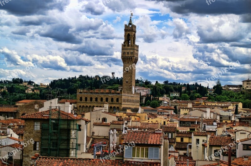 Italy Tuscany Florence Sky Clouds