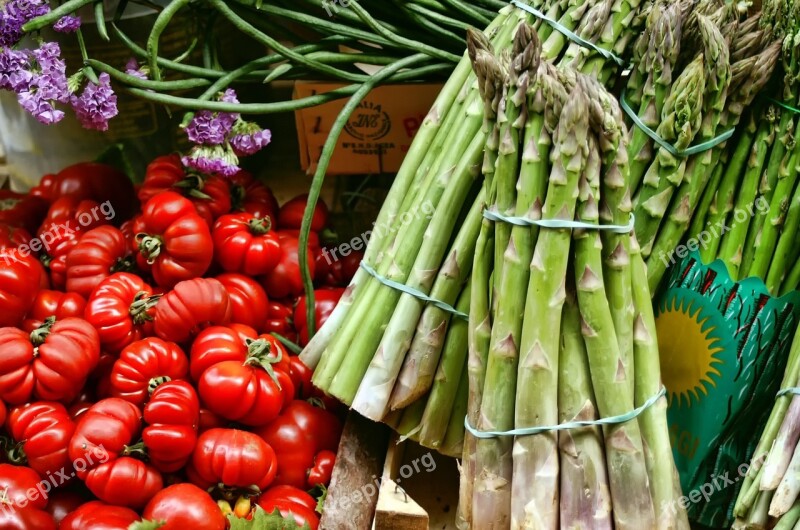 Fruit Vegetables Vegetable Stand Impressions Italy