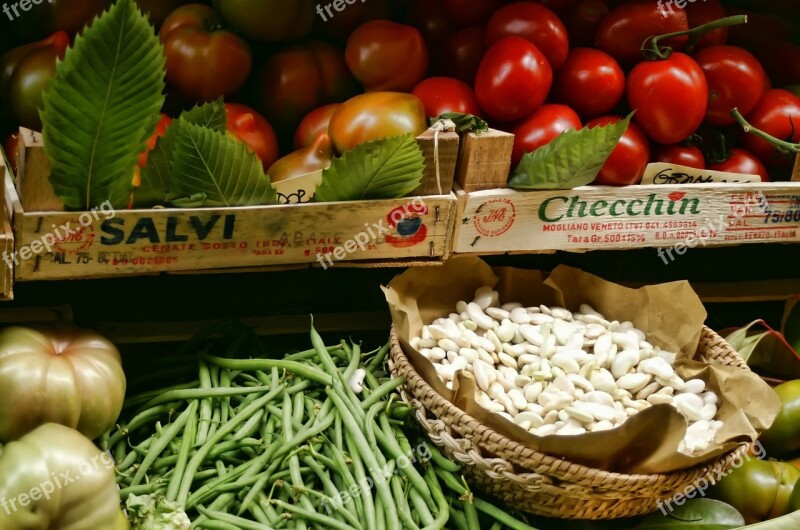 Vegetables Vegetable Stand Impressions Italy Tuscany