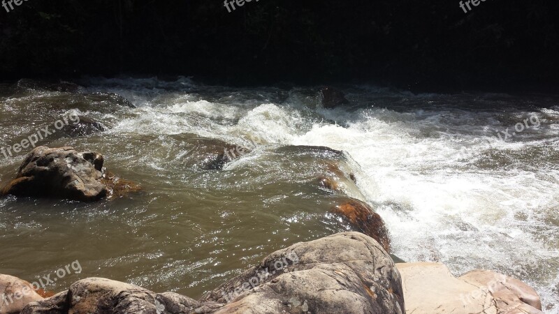 Rio Queda D Agua Natureza River Cachoeira