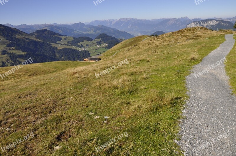 Hike Mountains View Alpine Mountain Nature