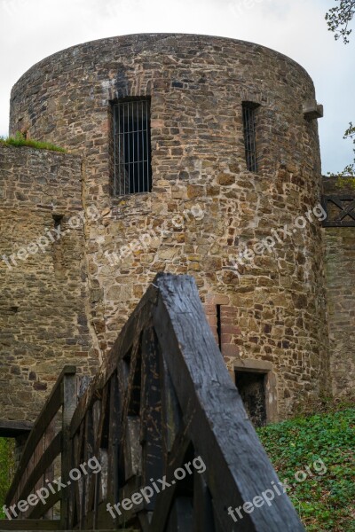 City Wall Tower Johannistor Bad Münstereifel Historically