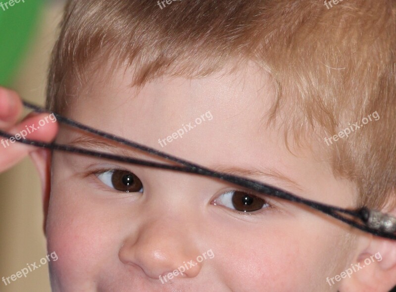 Child Boy Portrait Eyes Brown